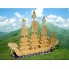 深圳朋友新居入伙禮品 黃玉龍船150cm
