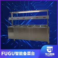 湖南智慧食堂解決方案，結算臺備菜臺消費機溯源秤RFID餐盤等