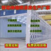 伸縮式噴漆房 尺寸任意定制