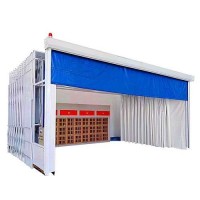 廠家定制伸縮移動噴漆房 尺寸加工