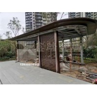 石家莊公園連廊不銹鋼屏風整裝 金屬廊架佛山工廠