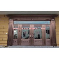 任丘滿超不銹鋼門廠，河北別墅庭院銅門生產安裝廠家