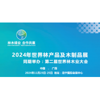 2024第二屆世界林木業大會及木工機械,.林產品.木制品展覽會