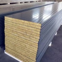 彩鋼巖棉復合板鋼結構屋面保溫隔熱材料